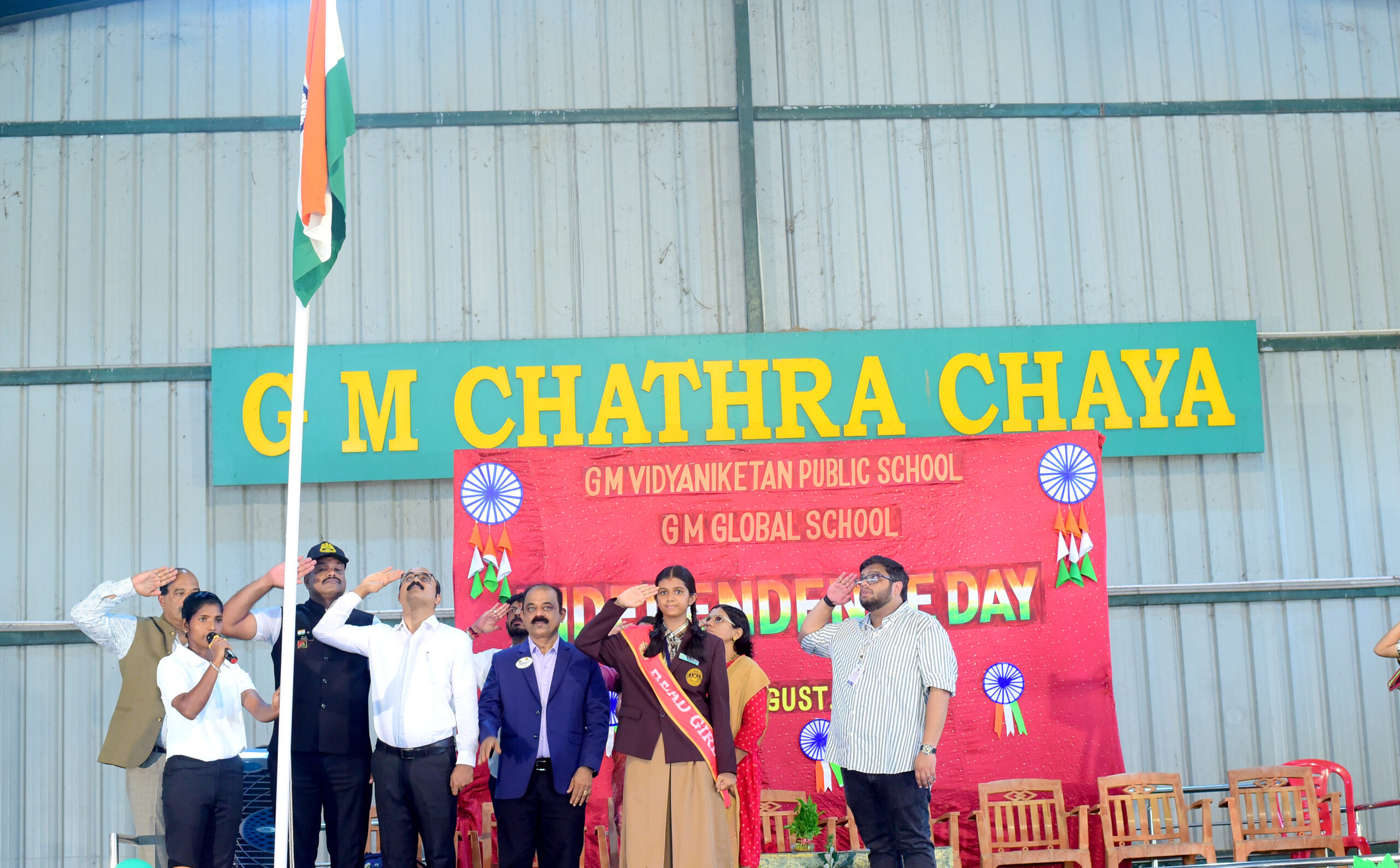 INDEPENDENCE DAY CELEBRATED WITH PATRIOTIC FERVOUR